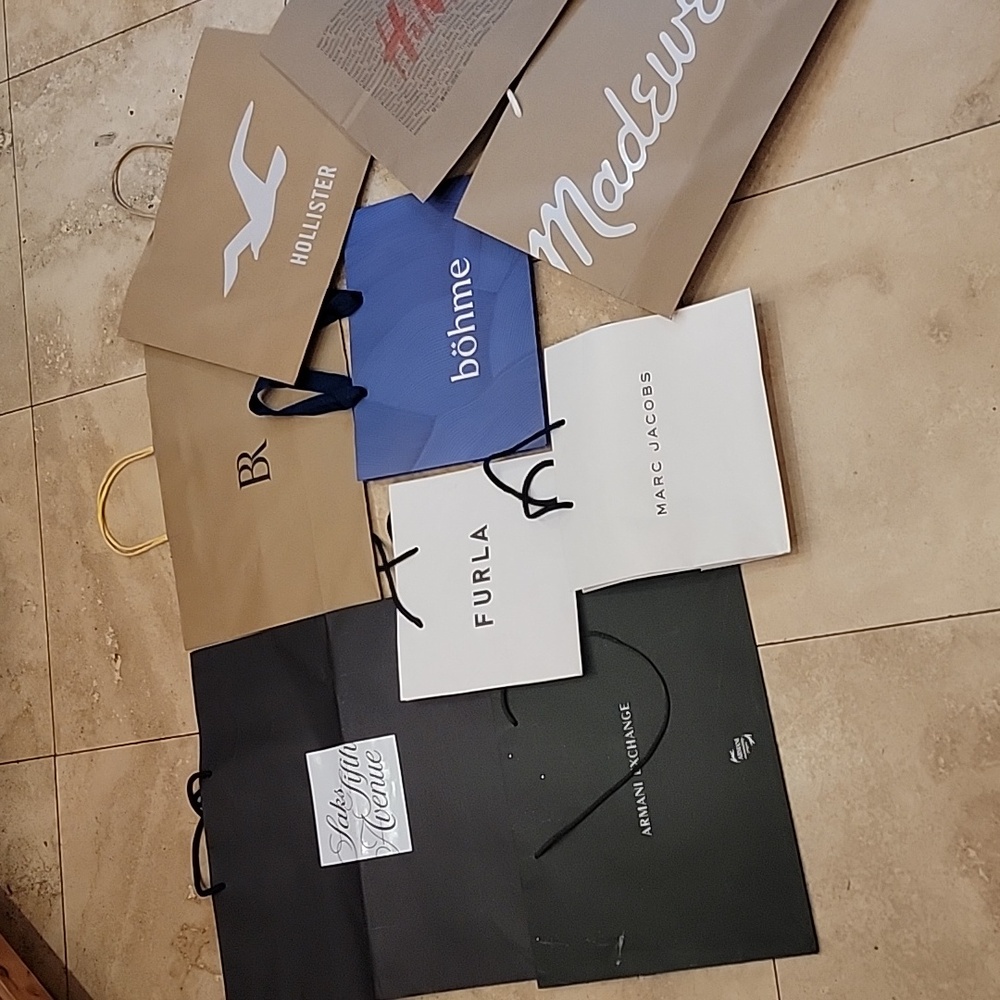 Bundle of shopping bags